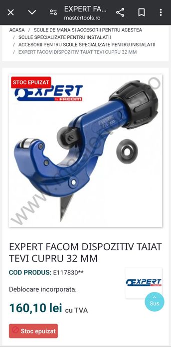 dispozitiv de tăiat cupru EXPERT by facom 32 mm