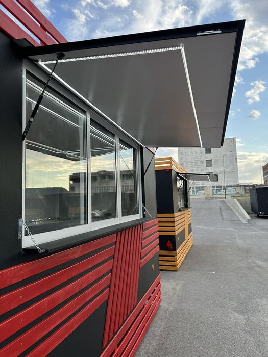 Търговска каравана за бързо хранене със спирачка!