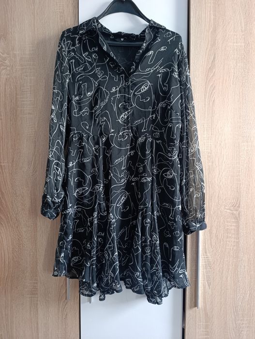 Дамска  лимонена рокля S-M