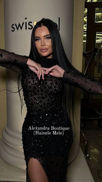 Rochie de seara cu cristale