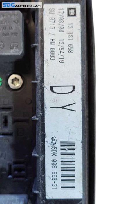 Unitate Modul Calculator Tablou Panou Sigurante Opel Astra H 2004 - 2010 Cod 13181658 13181658DY [LS0052]