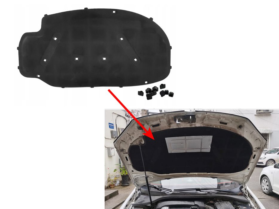 Изолация за преден капак на VW Golf 5 / Jetta A5