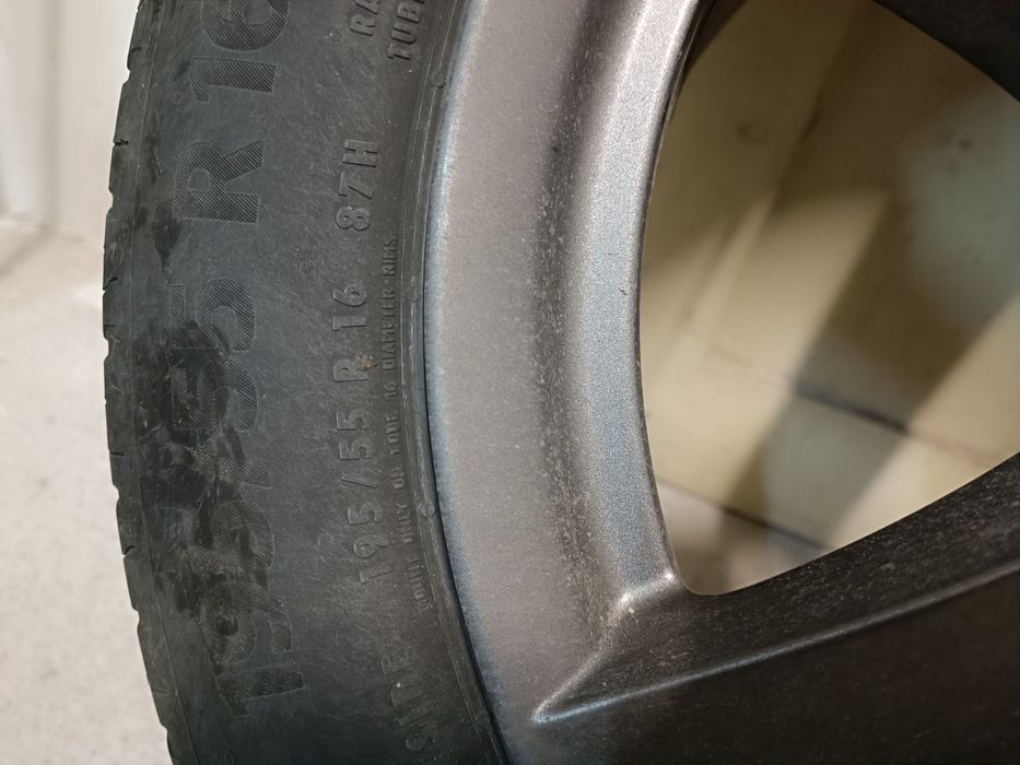 Джанти с гуми континентал 195/55/16 87H 4х100