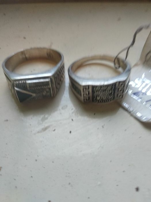 Ваза немецкая бутылка 1 литр молока 1951 года кольца серебро российско