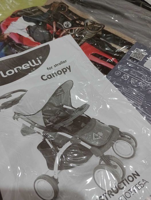 Lorelli Сенник за детска количка сиво