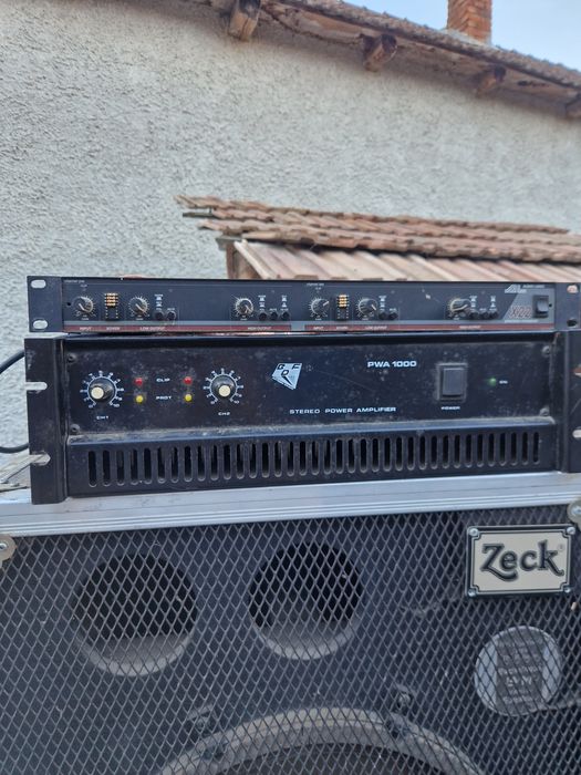 Difuzor + statie de amplificator, mixer