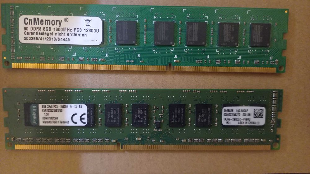 memorii desktop PC calculator DDR3 8GB 1600 1333 1 x 8GB