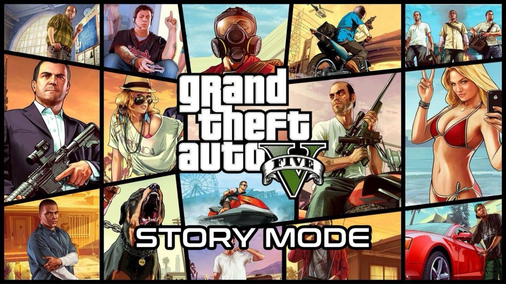 GTA 5 Story Mode CD Disc Xbox One