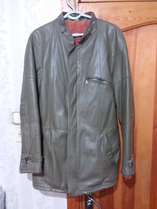 Мужская кожаная куртка с Европы. Размер 48-50
