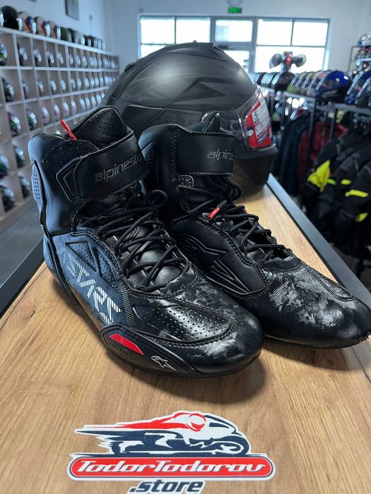 Мото боти ALPINESTARS FASTER-3 CAMO Gray/Black,номер 42,много запазени