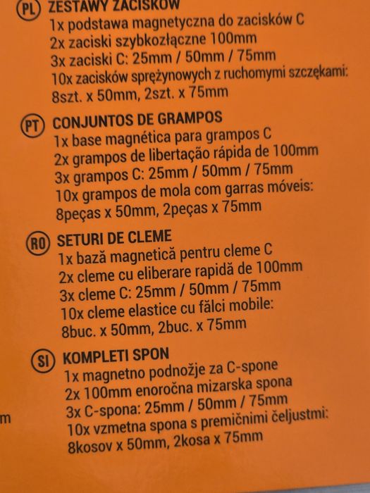 Set cleme fixare Werckmann