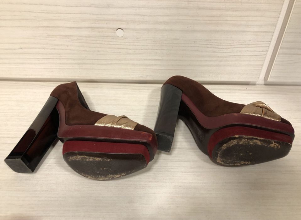 Pantofi piele Pollini, mar. 34