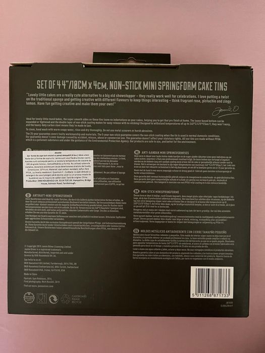 Jamie Oliver JB1030 Cake Tin Springform, 4 Count, JB1030