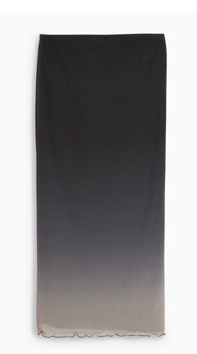 Fusta maxi dreapta plasa gradient C&A