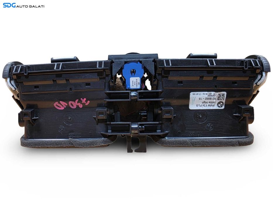Gura Grila Stanga Ventilatie Aerisire Centrala Bord BMW Seria 3 F30 F31 2011 - 2019 Cod 9218552 921855215 [D0750]
