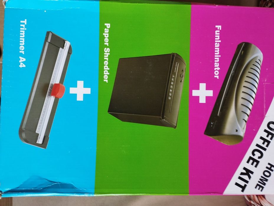 Нов комплект за ламиниране, рязане и унищожаване на хартия