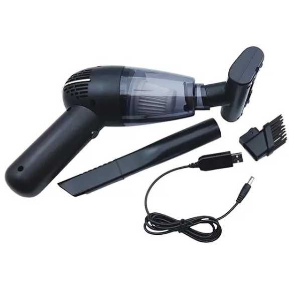 Мобилна прахосмукачка за кола – компактен модел с аксесоари