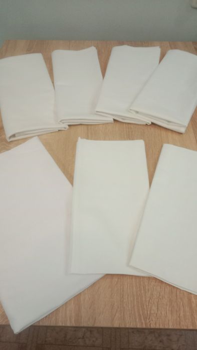 Наволочки белые, размер 50/70