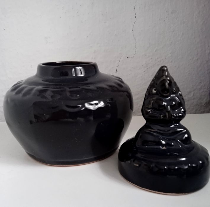 Чайница. Обливная керамика.