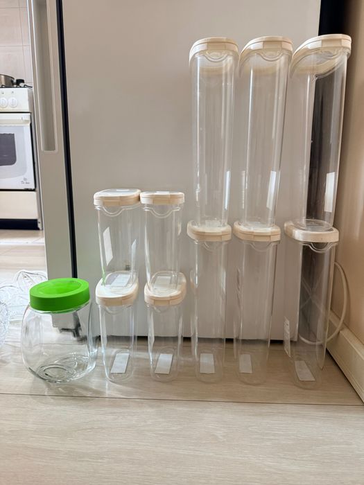 Контейнеры для сыпучих-IKEA 11 штук