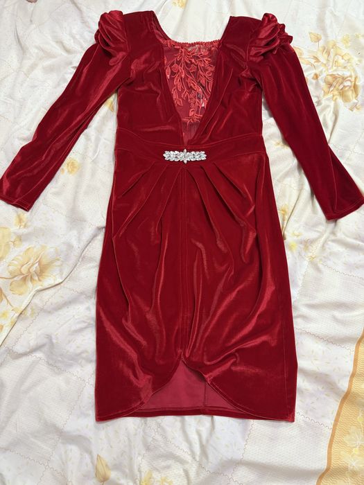 Rochie de catifea de vara