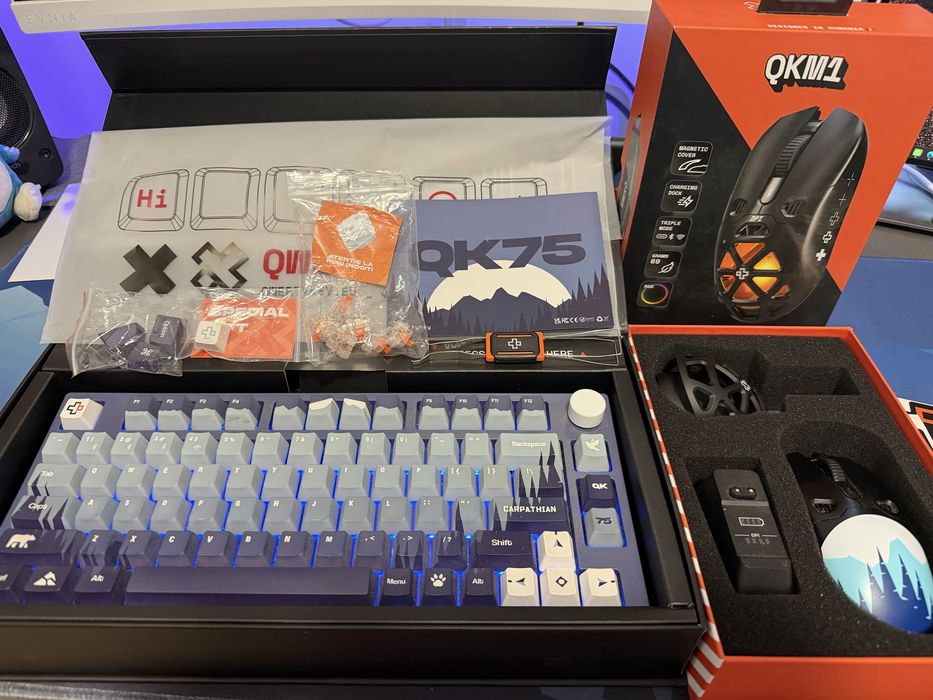 Tastatura + Mousepad + Mouse QWERTYKey Carpatian