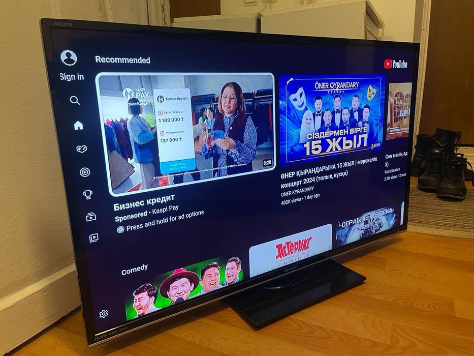 Смарт телевизор Sharp 106 см WiFi YouTube