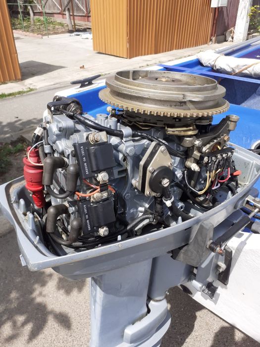 Barca cu motor Evinrude 25 cp