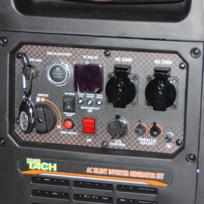 Генератор за ток на газ POWER TACH 5.8kW модел 7500iE моно инвертор