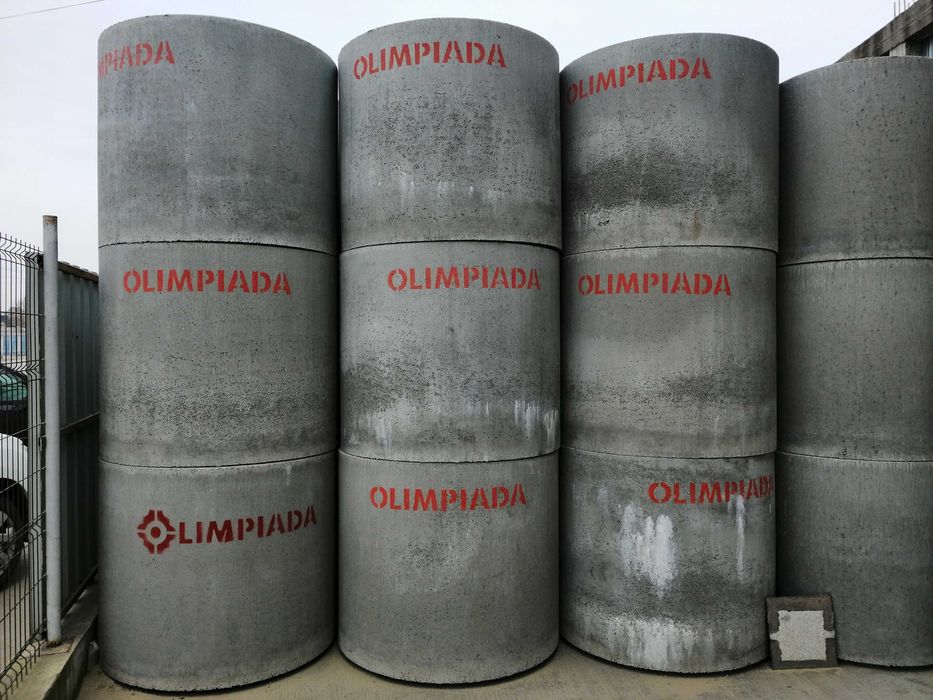 Camin patrat  pentru canalizare  - Tuburi de beton