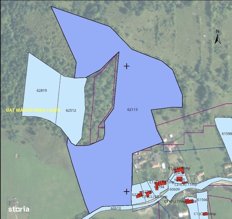 Teren extravilan 2,7 ha | Manastirea Casin