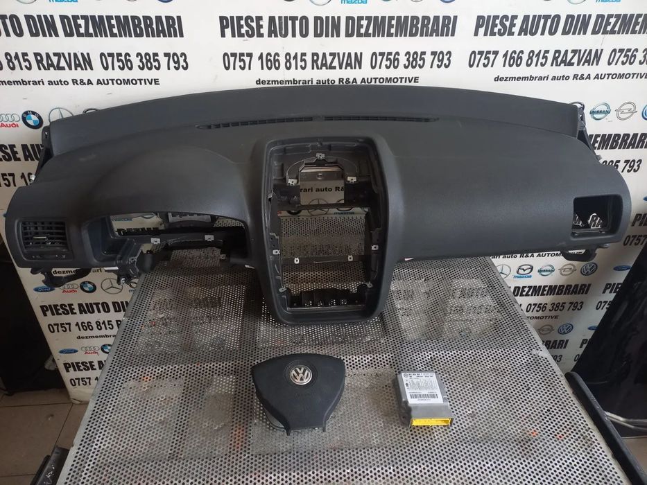 Plansa Bord Kit Airbag Vw Golf 5 Combi Break Variant Jetta Volan Stanga Europa Motor 1.4 Tsi CAX Cu