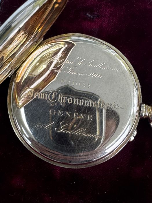 Златен Часовник Demi Chronometre  18 К. Geneva 1904 г