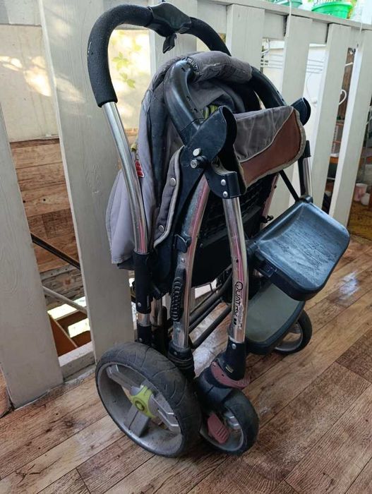 Коляска детская широкая, всесезон