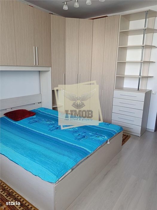 Apartament mobilat 59 mpu etaj intermediar terasa in blocul Y