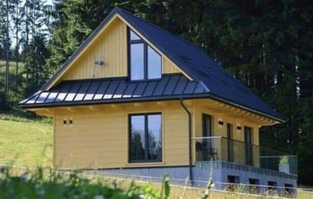 Case din lemn la gata