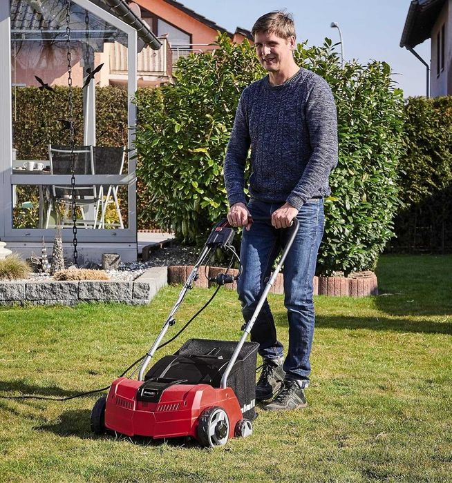 Scarificator Einhell 1200W, sac de prindere 28L,