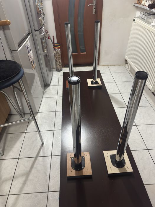 Masă bar/bucătărie modernă – finisaj wenge, 2.17 m lungime - 200 lei