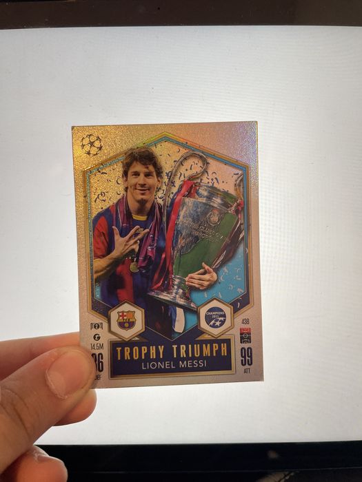 Cartonas ORIGINAL cu Lionel Messi champions 2011