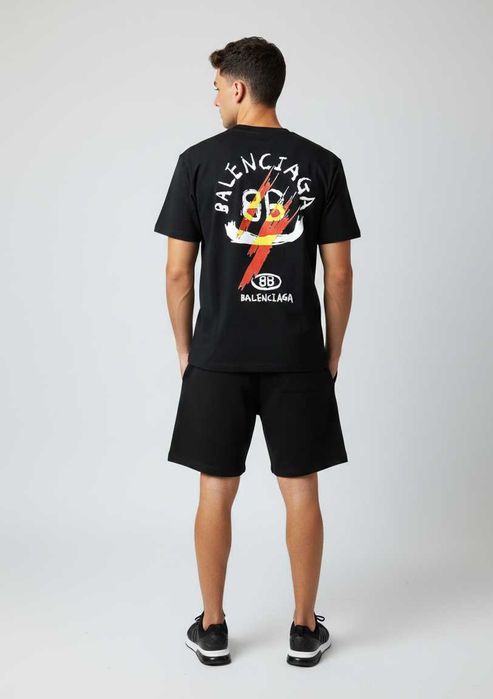 САМО ПРИ НАС Летен мъжки комплект BALENCIAGA/NIKE/ADIDAS/Under Armour/BOSS модели от S до 6XL