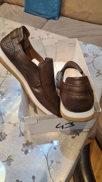 Мокасини от естествена кожа