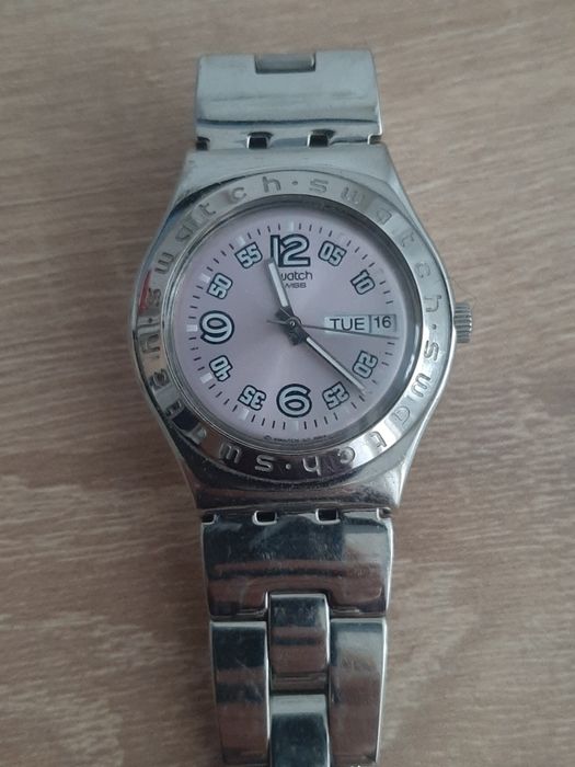 Ceas Swatch Irony Lady - Oțel Inoxidabil - Cadran Roz - Swiss Made
