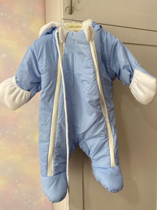 Демисезонный комбинезон 56-62 см размер для новорожденного