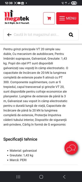 Accesoriu cofraje
