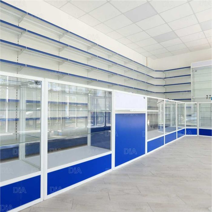 Oynaly vitrina, Акция, прилавки, savdo vitrinalar stellajlar