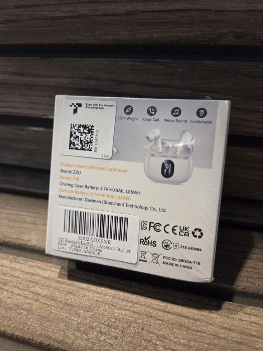 Căști Bluetooth T18 True Wireless, Display LED, Touch Control, Noi Sigilate
