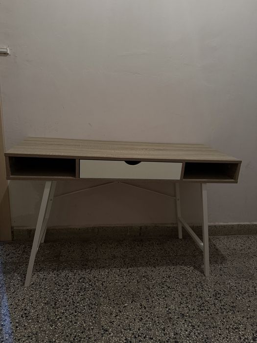 JYSK Бюро ABBETVED д120xш48 см цвят светъл дъб/бяло | Desk