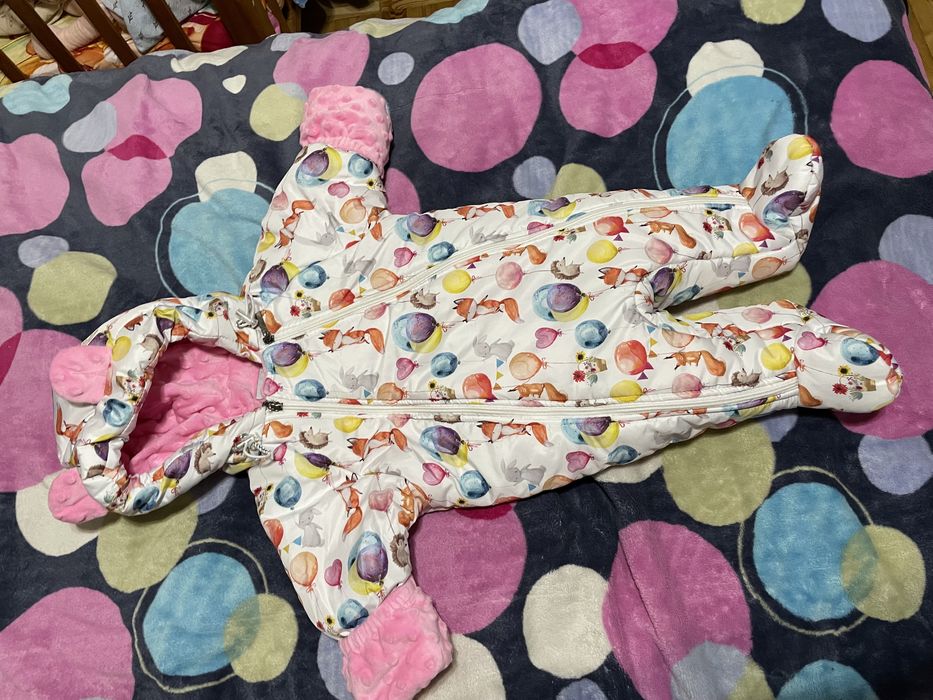 Зимний комбез шапка и снуд