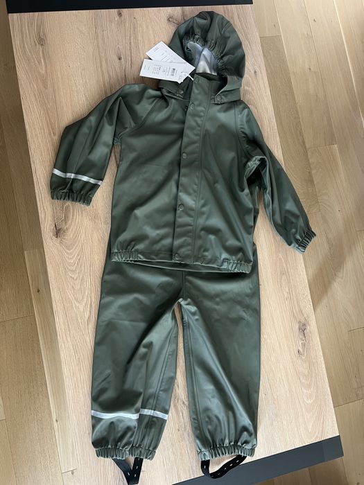 Salopetă 2 piese bebe Name it DRY 10, salopetă de ploaie impermeabilă nouă cu eticheta, mărimea 98