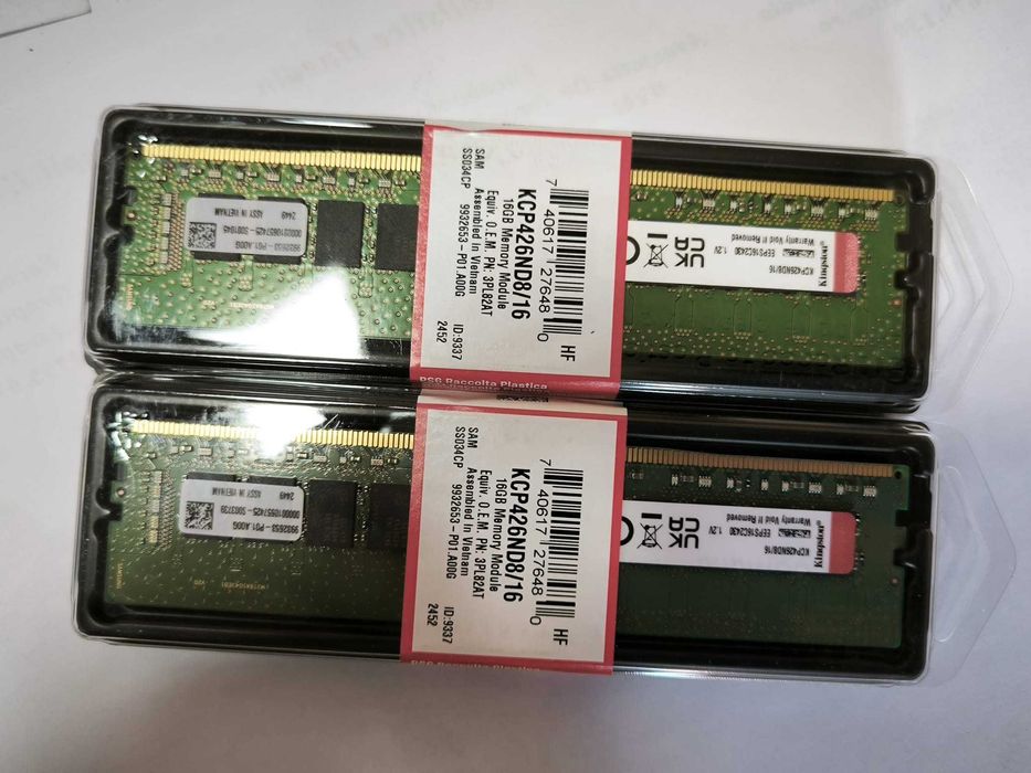 Memorie RAM, Kingston, 16GB, 2666Mhz